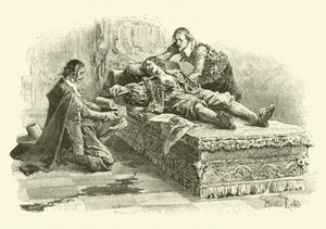 Illustration für Die drei Musketiere von Maurice Leloir