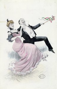 Lebensfreude, Postkarte ca. 1900