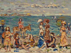 Am Strand von Maurice Prendergast