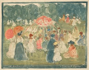 Central Park von Maurice Prendergast
