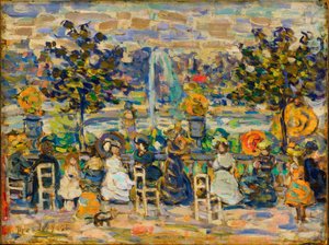 Im Jardin du Luxembourg von Maurice Prendergast