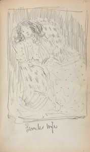 Italienisches Skizzenbuch: Levuks Frau (Seite 170) von Maurice Prendergast