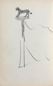 Italienisches Skizzenbuch: San Marco Löwe (?) (Seite 39)