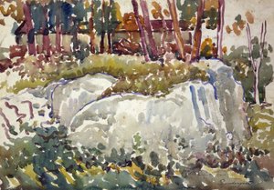 Felsen, Maine von Maurice Prendergast