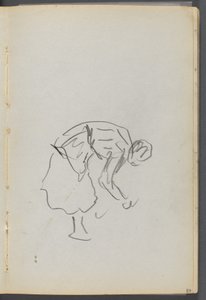 Skizzenbuch, The Dells, Nr. 127, Seite 089: Gebeugte Figur