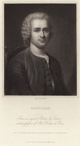 Porträt von Jean-Jacques Rousseau