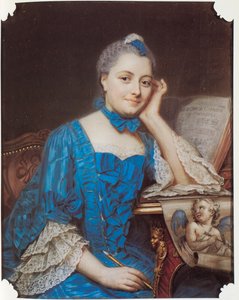 Porträt von Marie Fel, um 1753