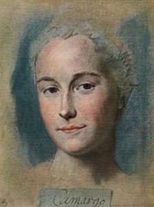 Marie Anne de Cupis de Camargo, von La Tour, veröffentlicht 1920