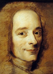 Francois Marie Arouet alias Voltaire (Pastell auf Papier) von Maurice Quentin de La Tour