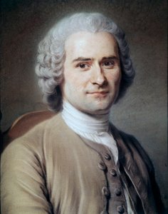 Porträt von Jean Jacques Rousseau