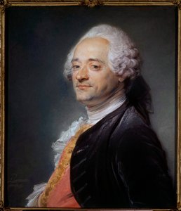 Porträt des Malers Maurice Quentin Delatour, Pastellgemälde von Jean-Baptiste Perronneau