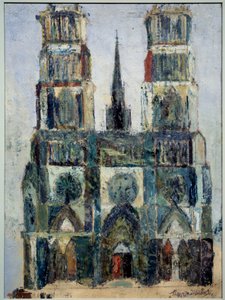 Große Kathedrale oder Kathedrale von Orleans, ca. 1913 von Maurice Utrillo