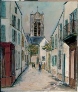 Pariser Straße von Maurice Utrillo
