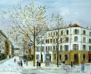 Rue Ménilmontant von Maurice Utrillo