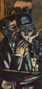 Bar, braun von Max Beckmann