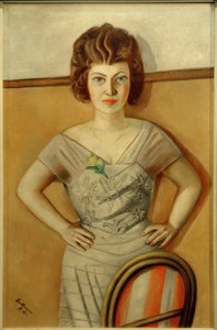 Bildnis Frau Dr. Heidel. Bildnis einer Rumänin von Max Beckmann