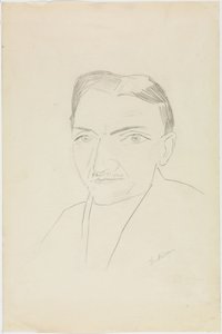 Porträt Fritz Wichert von Max Beckmann