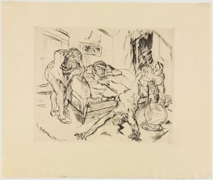 Die Nacht von Max Beckmann