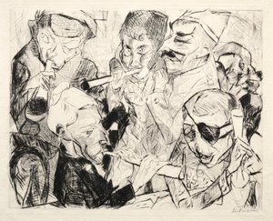 Frohes neues Jahr 1917 von Max Beckmann