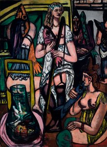 Großes Frauenbild. Fischerinnen von Max Beckmann