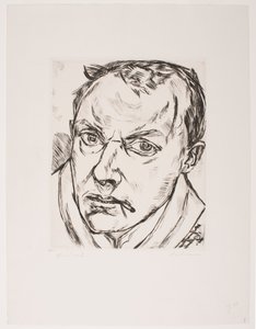 Großes Selbstporträt von Max Beckmann