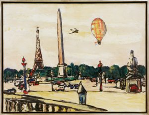 Place de la Concorde bei Tag von Max Beckmann