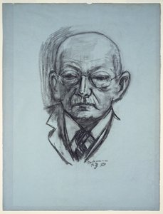 Porträt von Georg Swarzenski von Max Beckmann