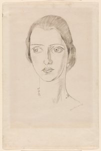 Porträt von Marie-Louise von Motesiczky von Max Beckmann