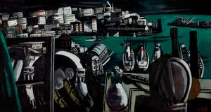 Der Hafen von Genua von Max Beckmann
