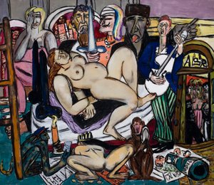 Die Stadt (Stadtnacht) von Max Beckmann