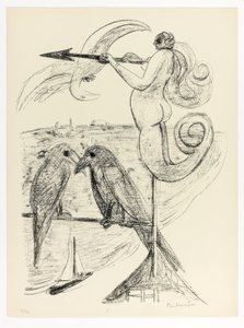 Wetterfahne, Platte zwei aus Tag und Traum von Max Beckmann