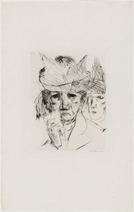 Weinende Frau von Max Beckmann