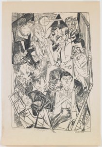 Tafel 6: Die Ideologen von Max Beckmann
