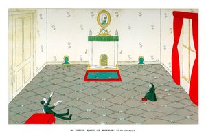 Mr. Tennyson liest In Memoriam seiner Majestät vor, 1904 von Henry Maximilian Beerbohm