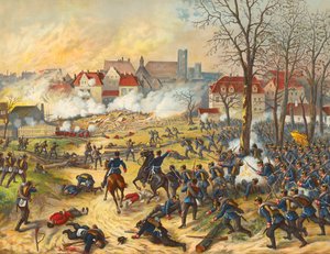 Eroberung von Dijon durch die Deutschen von Max Henze-Dassau