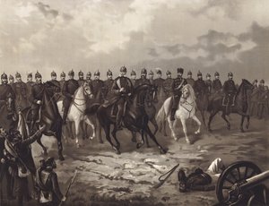 König Wilhelm I. von Preußen und sein Generalstab von Max Henze-Dassau