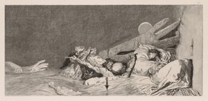 Ein Handschuh: Ängste, 1880 von Max Klinger
