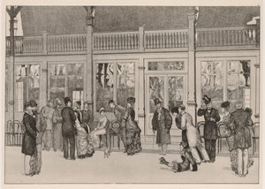Ein Handschuh: Der Ort, 1880 von Max Klinger