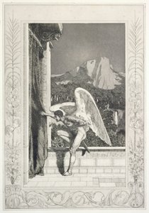 Amors Ankunft, Platte 12 aus der Serie „Cupid and Psyche: Opus V“ von Max Klinger