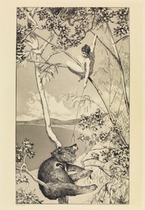 Bär und Elfe (Intermezzi, Opus IV, Blatt 1) von Max Klinger