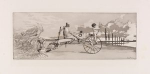 Amor, Tod und Jenseits, Platte XII aus Intermezzos..., 1881 von Max Klinger