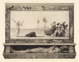 Der Tod als Heiland (Vom Tode, Erster Teil, Opus XI, Blatt 10) von Max Klinger