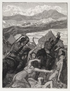 Einbruch (Zelt, Opus XIV, 1. Teil, Nr. 14) von Max Klinger