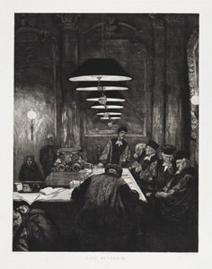 Eine Mutter III (Dramen, Opus IX, Blatt 5) von Max Klinger