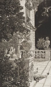 In flagranti (Der Leidenschaftliche), aus Dramen Opus IX von Max Klinger