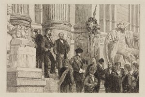 Portal des neuen Kunstgewerbemuseums von Max Klinger