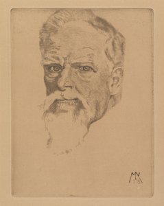 Selbstporträt von Max Klinger
