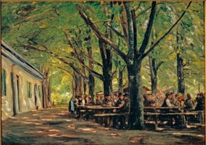 Biergarten in Brannenburg