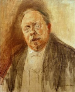 Bildnisstudie Freiherr Alfred von Berger von Max Liebermann