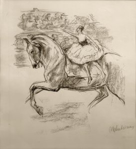 Die Zirkusreiterin von Max Liebermann